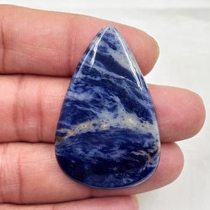 Natural Sodalite Cabochon Blue Sodalite Gemstone Cabochons Loose Gemstone Blue Sodalite Cabs