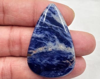 Natürlicher Sodalith Cabochon Blauer Sodalith Edelstein Cabochons Lose Edelstein Blaue Sodalith Cabochons