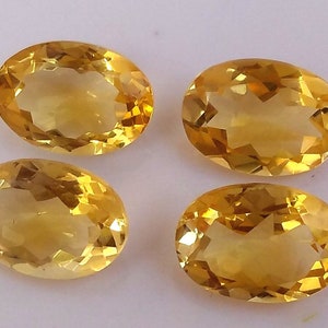 Citrine Natural Citrine Gemstone, Citrine Faceted 10x14mm oval gemstone,  10x14mm Citrine gemstone