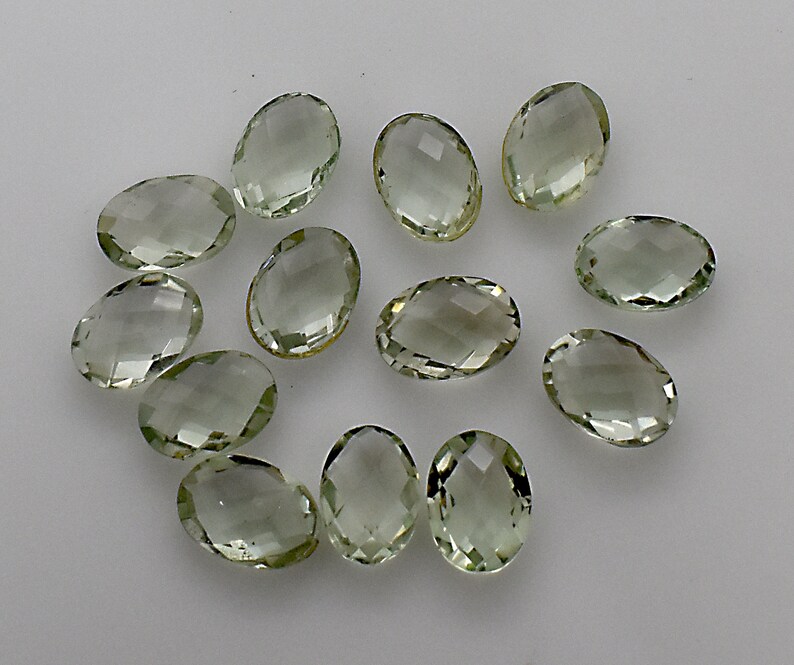 3.95ct Cushion Checkerboard Cut Prasiolite