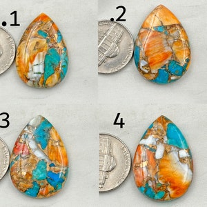 Natural Oyster Copper turquoise Oval pear Cabochon Loose gemstone lot for jewelry making   pendant bracelet making