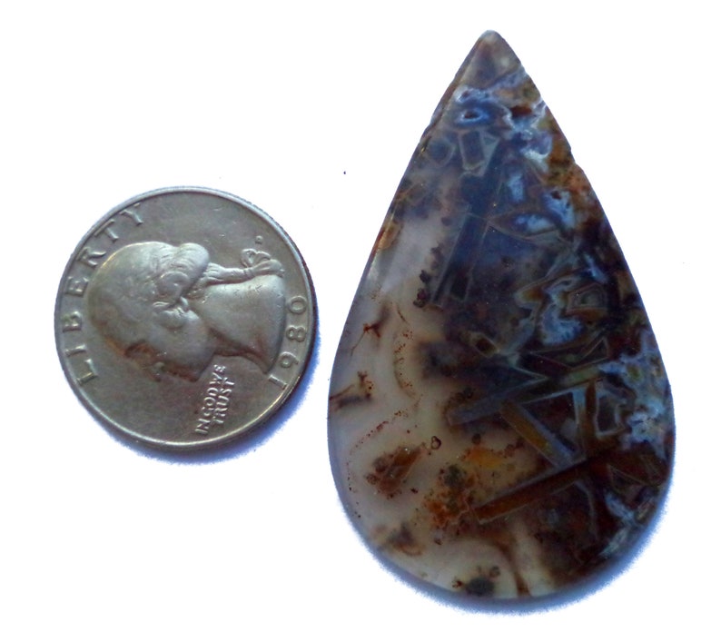 Natural Stick Agate Gemstone For Making Jewelry, Stick Agate Cabochon Stick Agate Natural Turkish Stick Agate Teardrop Shape Cabochon