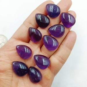 Amethyst Pear Shape, Teardrop Amethyst, AAA Amethyst,Amethyst crystal, amethyst cabochon gemstone, loose amethyst