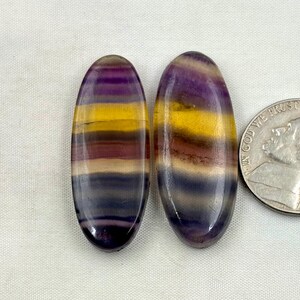 gemstone Matching pair, Earring gemstone  pair, Fluorite Cabochon Earring pair,  Gemstone Matching pair