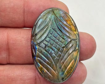 carved cabochon, labradorite caring gemstone,  Carving Labradorite Cabochon, Carved Labradorite Gemstone Jewelry making gemstones