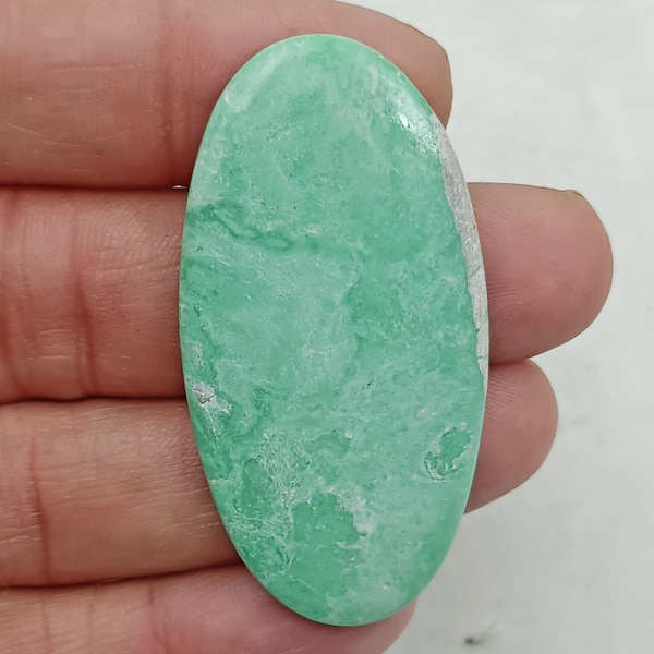 Natural Variscite Gemstone Green Variscite Cabochon loose Variscite Flat Back Stone Making For jewelry making