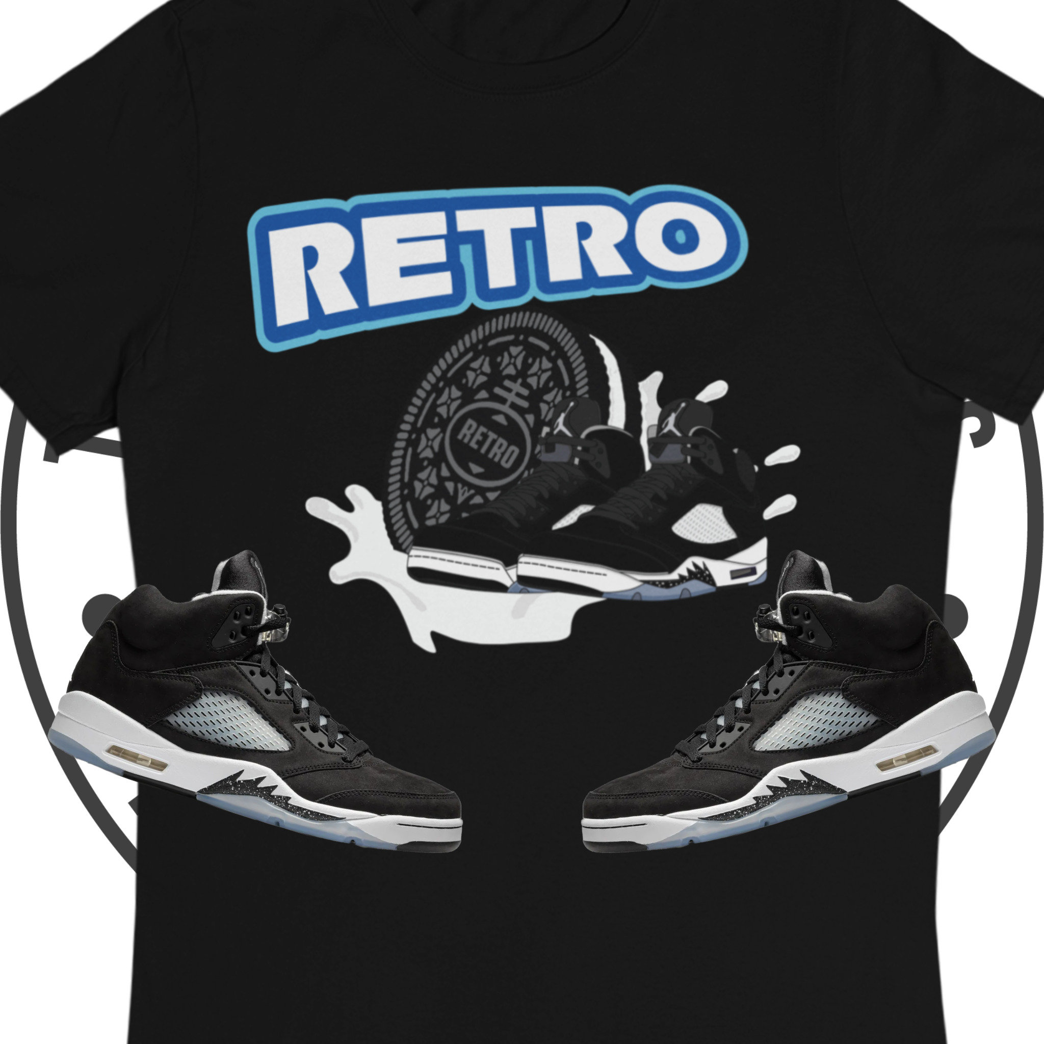 Air Jordan 5 Moonlight Retro Oreo 