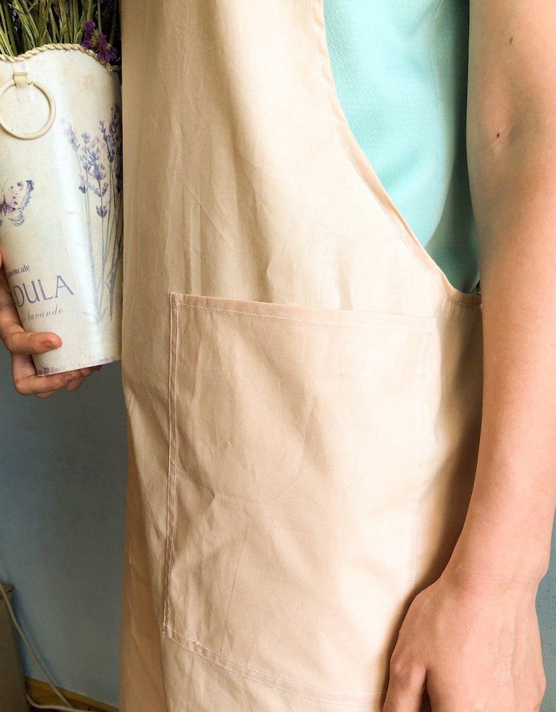 Cross Back Apron Sewing Pattern PDF Japanese Apron With Etsy