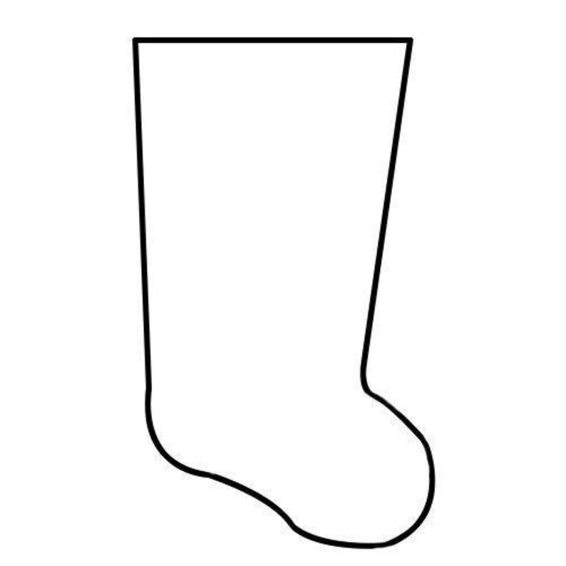 Sewing Pattern for Christmas Stockings