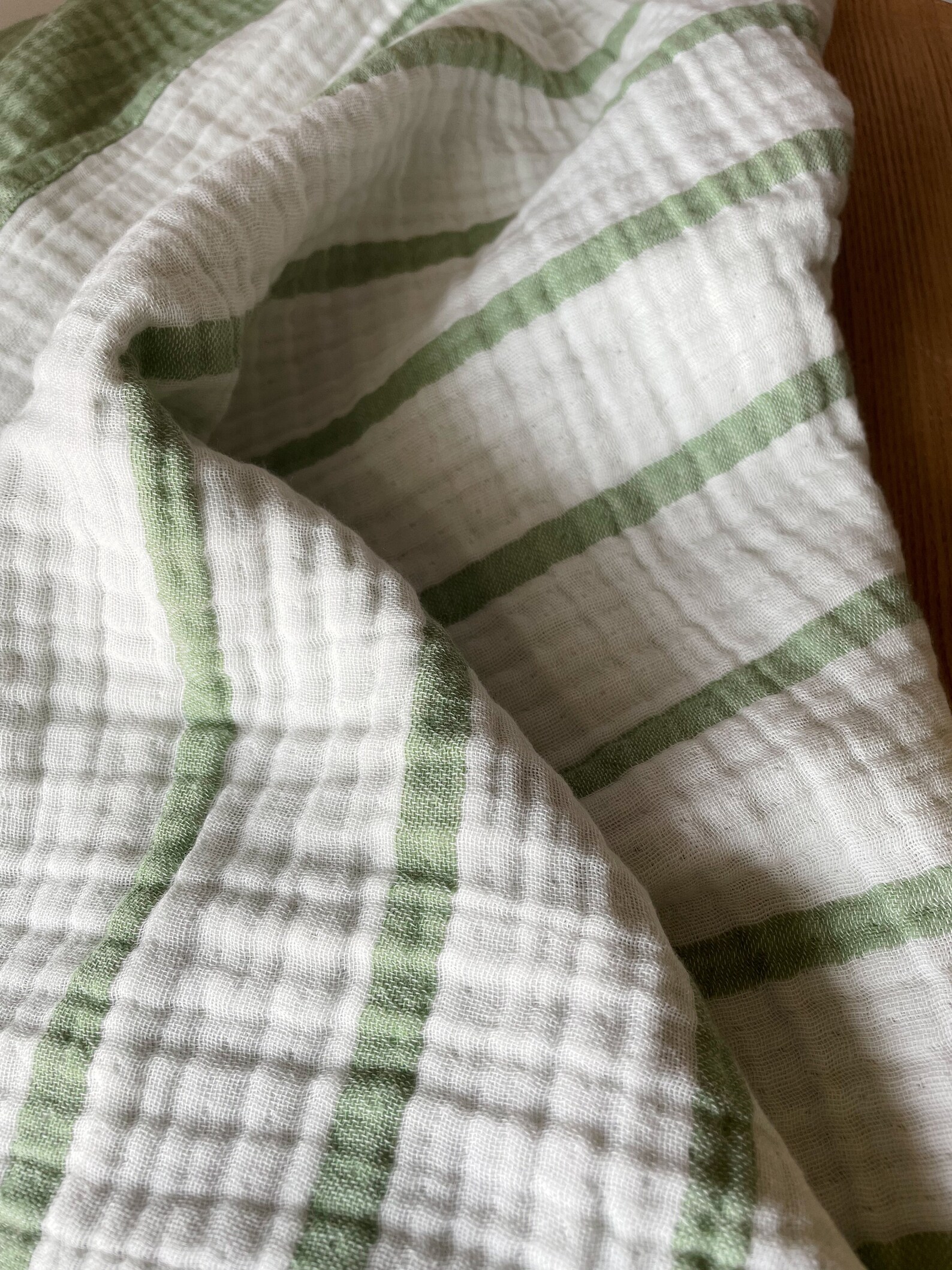 Olive Muslin Blanket Queen Size Bohemian Home Decor Adult Etsy