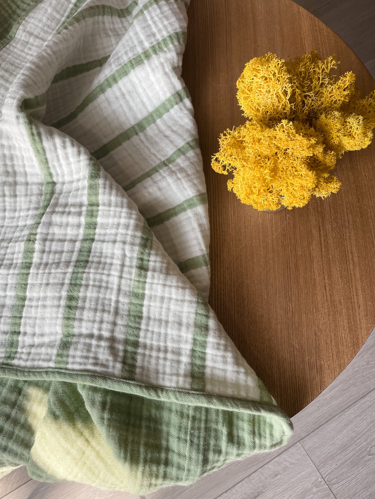 Olive Muslin Blanket Queen Size Bohemian Home Decor Adult Etsy