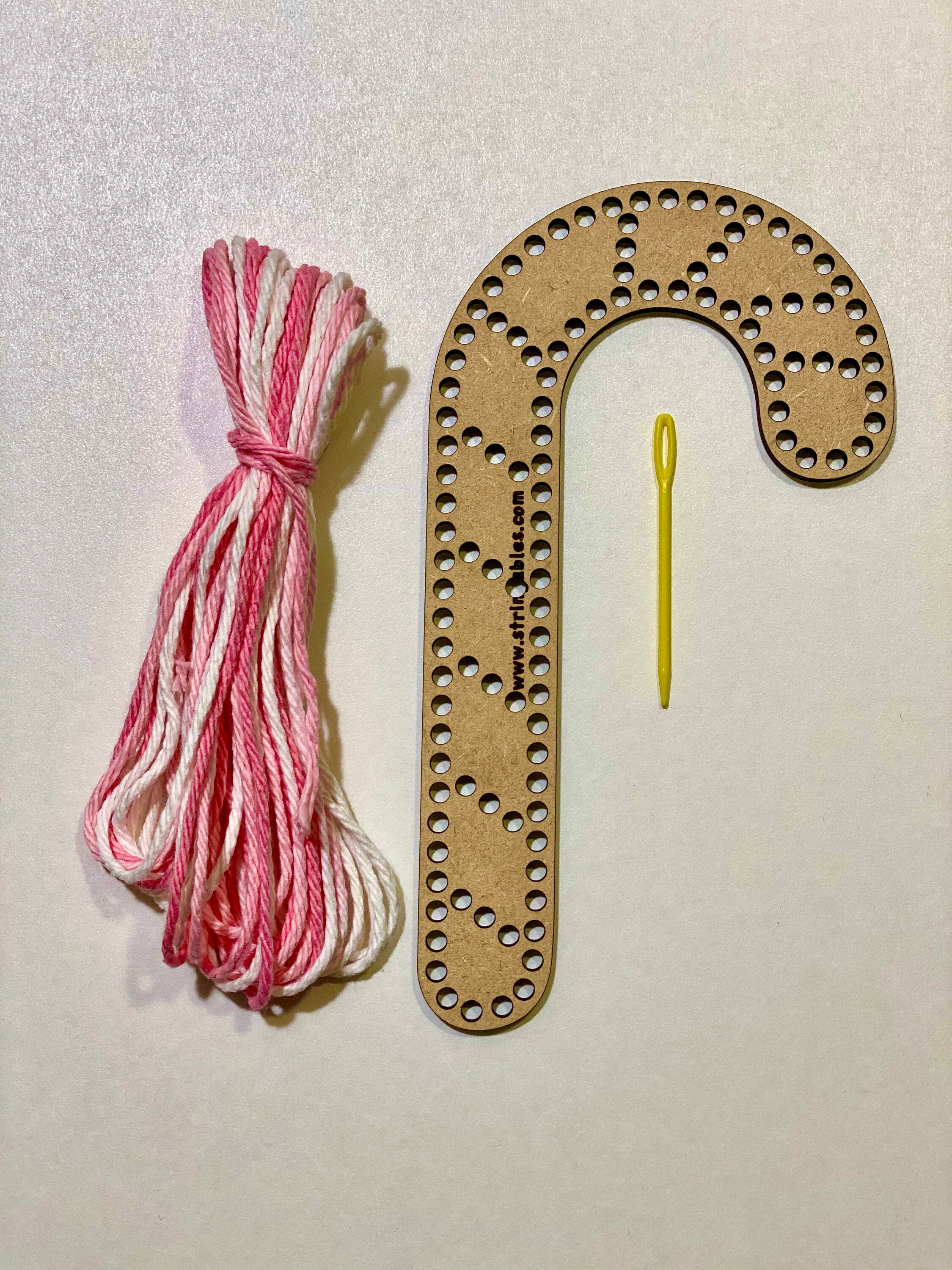Mindful String Art DIY Candy Cane Etsy