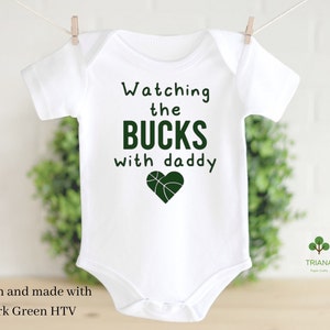 Watching the Game with Daddy Basketball Game Day Onesie®/Toddler T-shirt