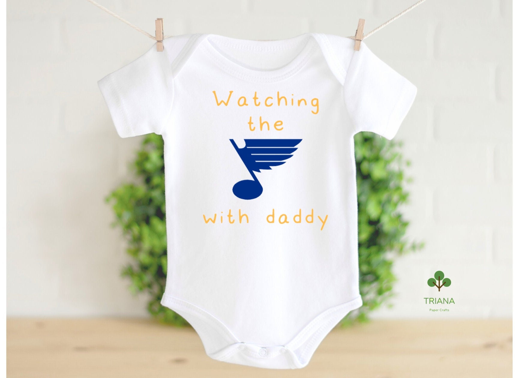 ST Louis Blues gently used youth 3-6 months Reebok baby clothes outfit NHL