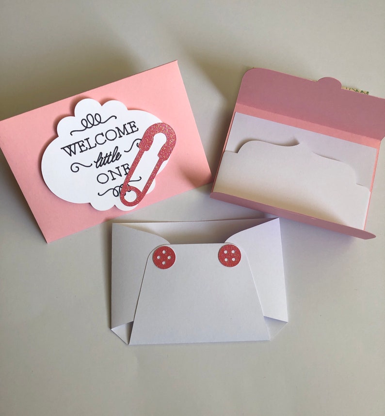 Diaper Gift Card Holder Baby Shower Gift Card Favors Etsy