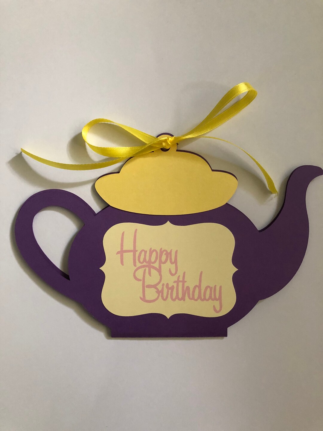 Teapot Shaped Gift Card Holder, Birthday Gift Card Holder for Her