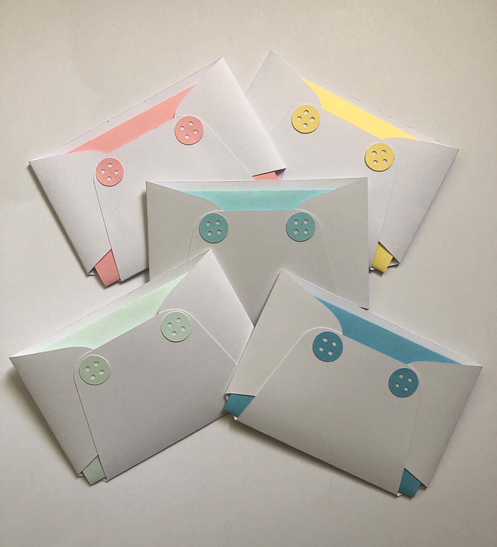 Diaper Gift Card Holder Baby Shower Gift Card Favors Etsy