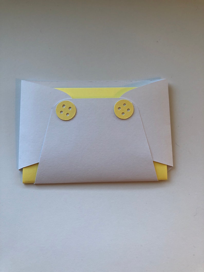 Diaper Gift Card Holder Baby Shower Gift Card Favors Etsy