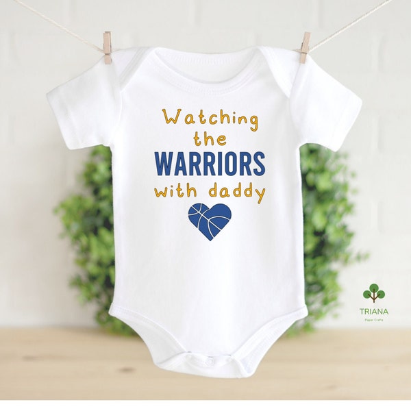 Watching the Game with Daddy Basketball Game Day Onesie®/Toddler T-shirt