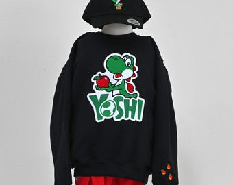 Embroidered Yoshi Youth Sweatshirt