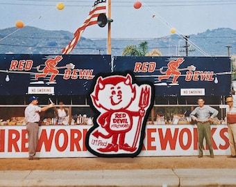 Red Devil Fireworks Patch