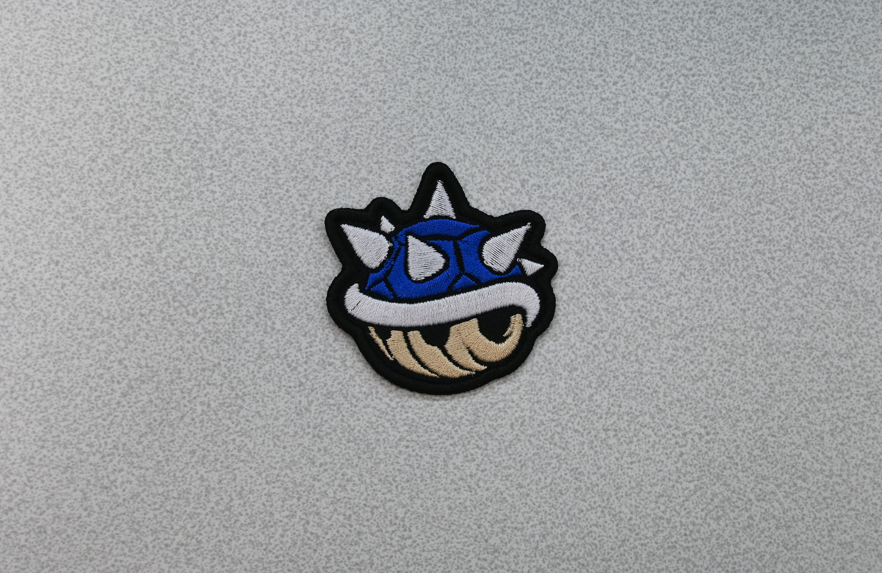Embroidered Blue Shell Patch - Etsy