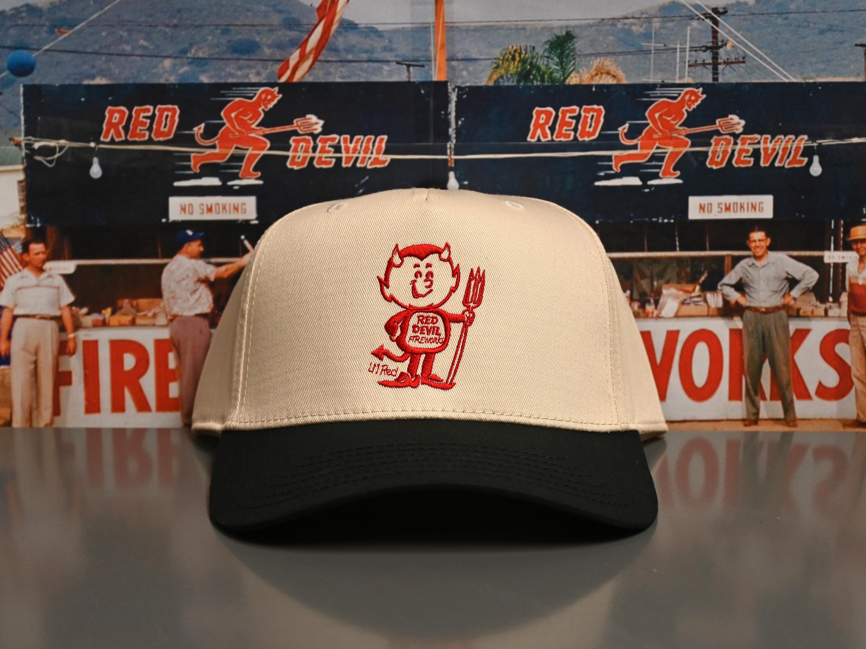 Man Utd Red Devil Flat Bill Trucker Hat - USA Embroidered Yupoong Snapback Retro Devils Snapback - Etsy main image 2