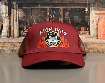 Embroidered Atom Cats Hat