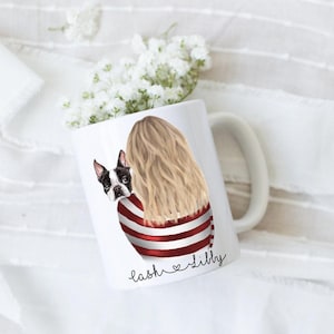 Boston Terrier Mom Mug-Boston Terrier Owner Gift-Boston Terrier Mug-Boston Terrier Gifts-Boston Terrier Dog Lover keepsake-Custom Pet Mug