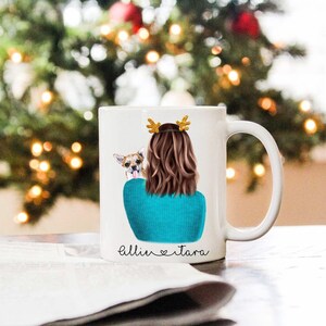 Chihuahua Mug-Dog Mom Christmas Mug-Custom Dog gift-Chihuahua Gifts-Custom Pet cup- Personalized Dog Lover keepsake-Chihuahua Owner Gift