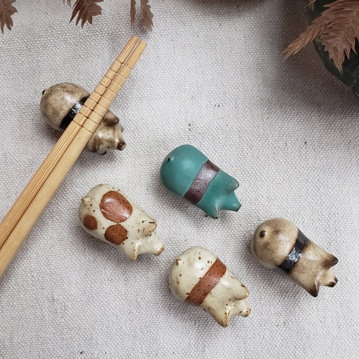 Pinchpig Chopstick Rests - Etsy