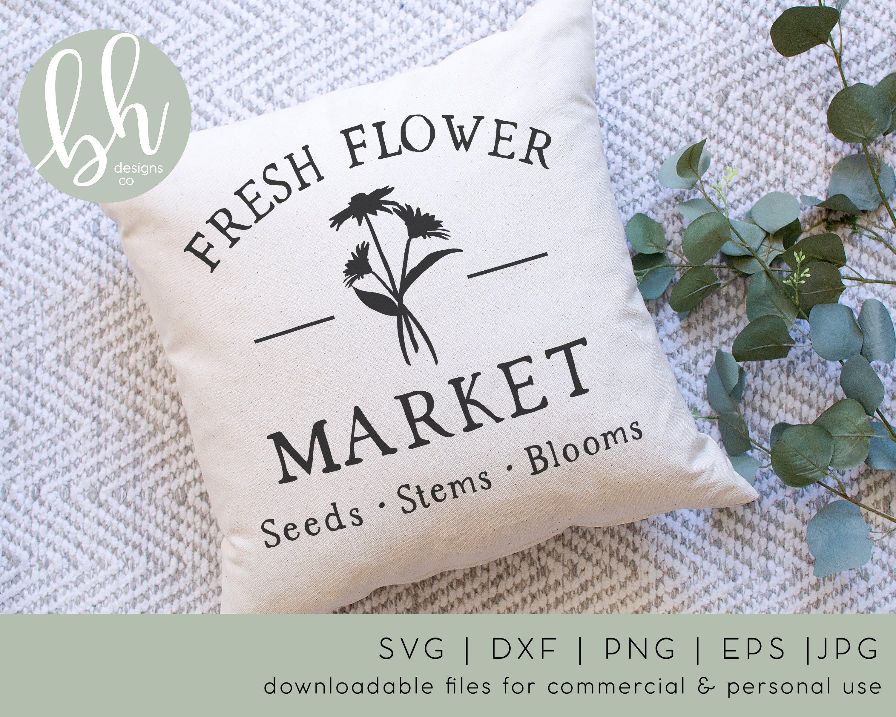 Fresh Flower Market SVG Home Decor SVG Cut Files - Etsy Australia