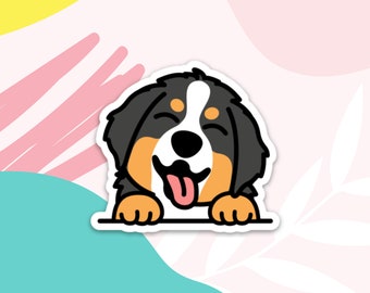 Bernese Mountain Dog Sticker Bernese Mountain Dog Puppy Sticker Bernese Mountain Dog Sticker for Pet Lovers Bernese Mountain Dogs Sticker