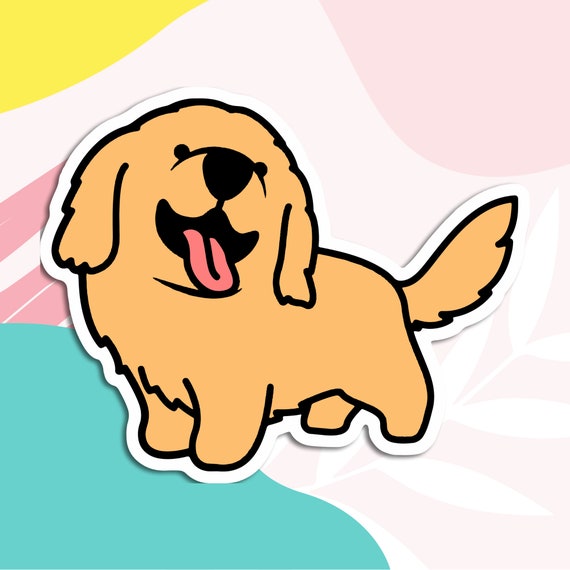 Golden Retriever | Vinyl Sticker Golden Retriever | Vinyl Sticker