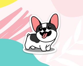 French Bulldog Sticker Cute French Bulldog Sticker for French Bulldog Owners Kawaii Frenchie Sticker for Animal Lovers Best French Bulldog