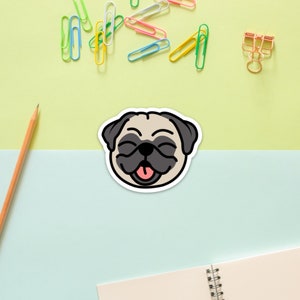Pug Sticker for Pug Owner Pug Dog Sticker Pug Puppy Sticker for Pug