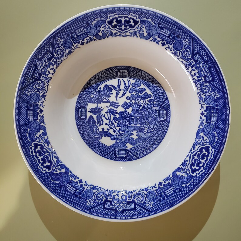 Willow Ware by Royal China Blue Willow Pattern Bowls Set Etsy