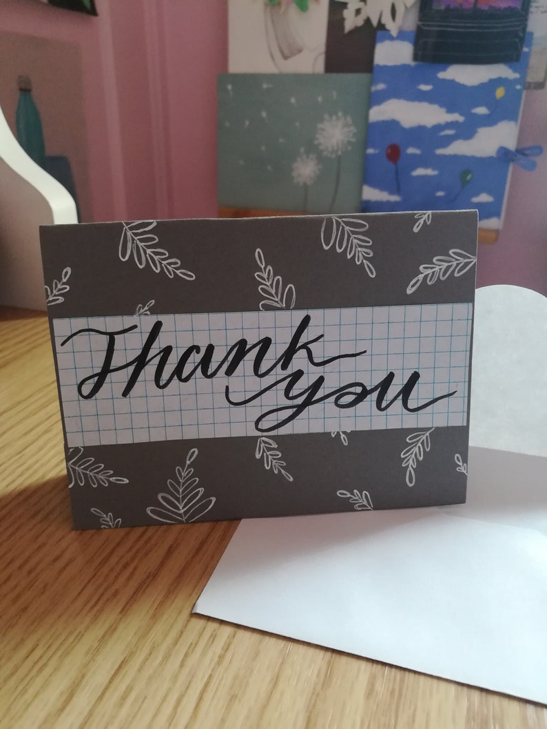 Professional Thank You Card For Interviews Etsy