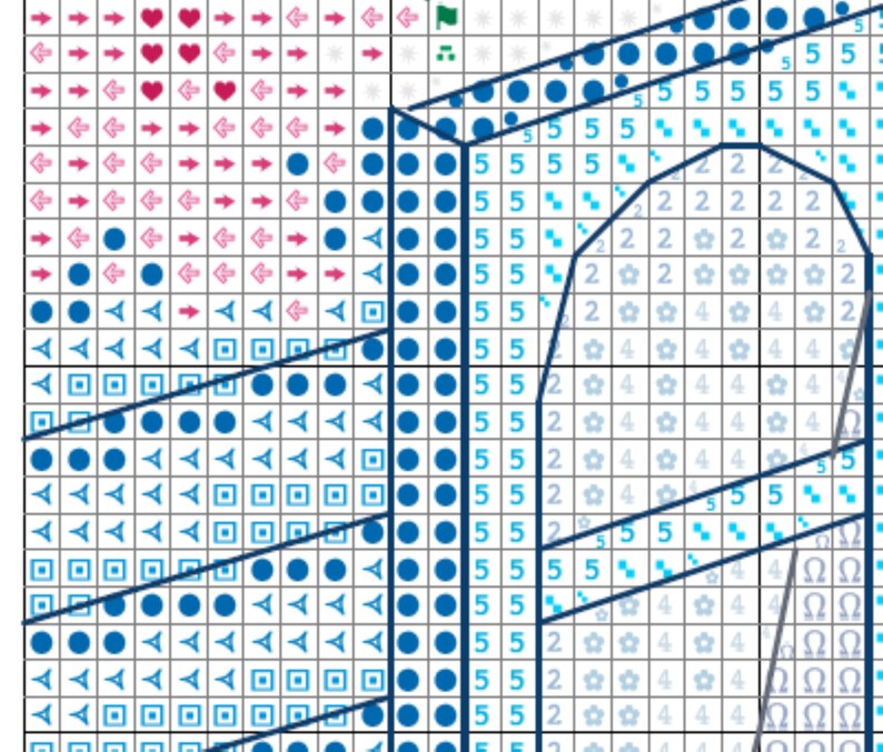 Cross Stitch Mediterranean View Pattern PDF Chart Download