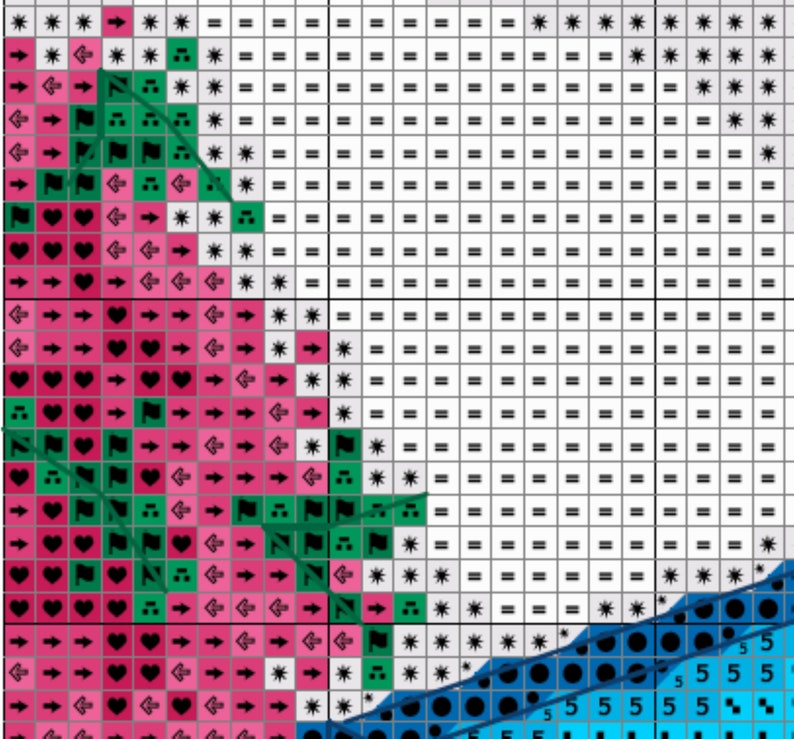 Cross Stitch Mediterranean View Pattern PDF Chart Download