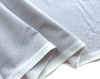 Cotton Fabric Pastel Teal Mini Polka Dot By the Yard #CT022