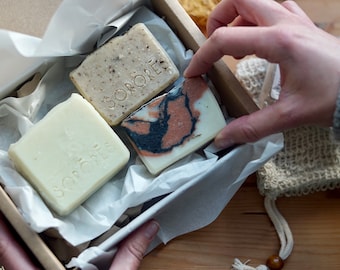 Zero Waste lifestyle starter kit- Natural soaps - vegan gift set