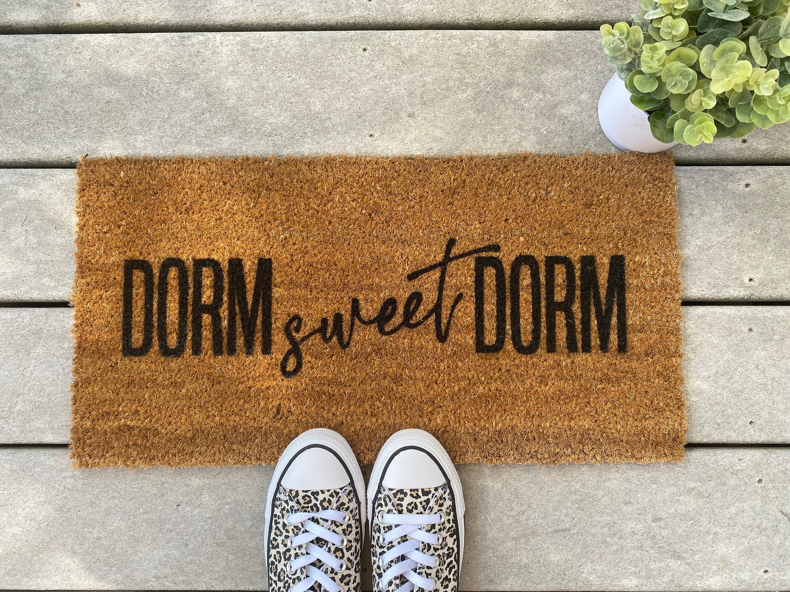 Narrow Doormat Dorm Sweet Dorm Funny Coir Doormat / Skinny Etsy