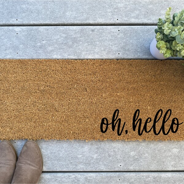 Skinny Door Mat Custom Etsy