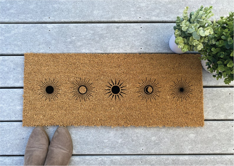 Narrow Doormat Five Suns Coir Doormat / Door Mat / Slim / Etsy