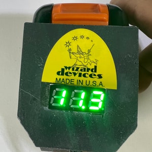 Battery Adapter with Volt Meter,  for 12 Volt DeWalt type Batteries