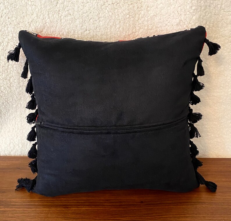 tribal pillow vtg pillow vtg barkcloth South Pacific SALE *** VTG Tiki Barkcloth Pillow Cover Tiki pillow