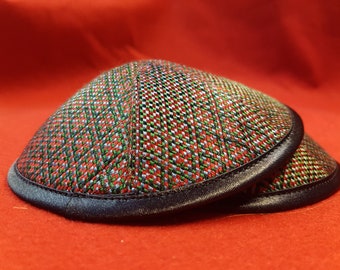 1xKippa, Jarmulke, Kippah, Kipa, silk, children, 14-15 cm