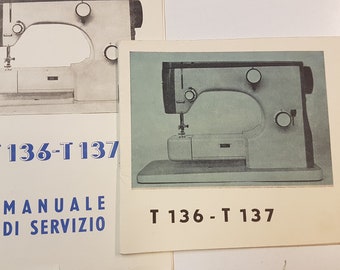 Sewing machine T136-T137 operating manual