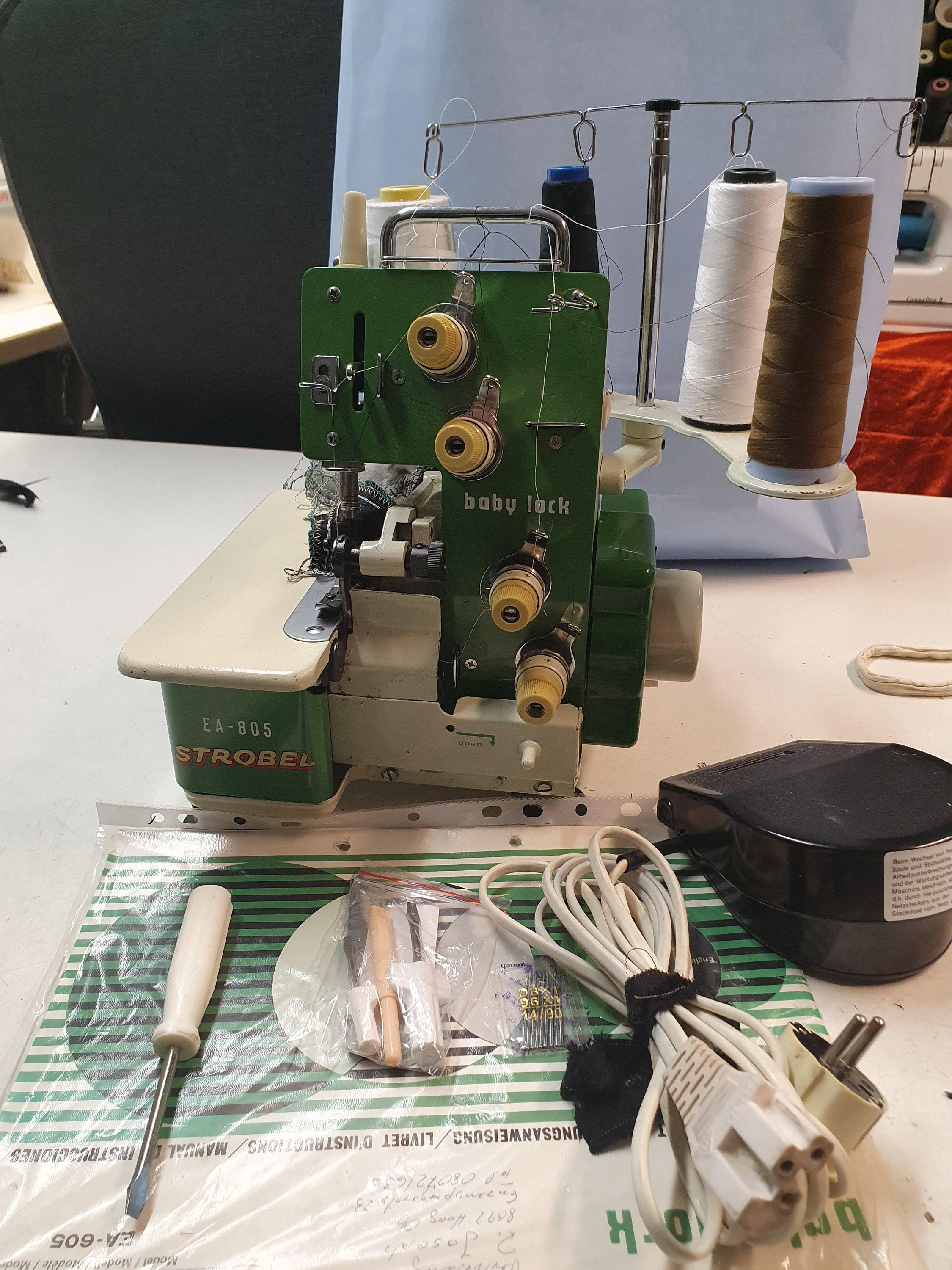 Vintage 1979 Babylock EA-605, 4 Thread Safety Overlock - Etsy UK